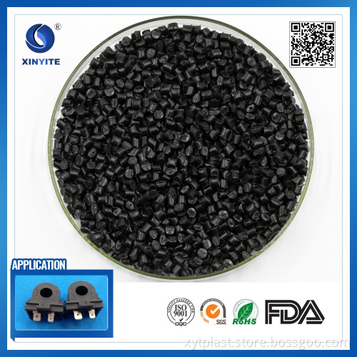 Flame Retardant V0 virgin Black Polypropylene PP V0